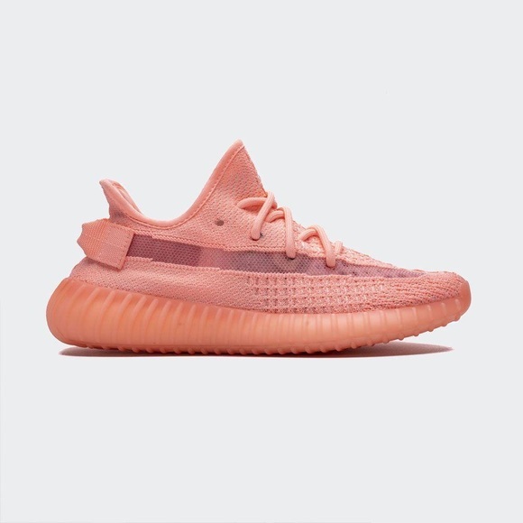 Adidas Yeezy Boost 350 V2 pink sneakers kids US
